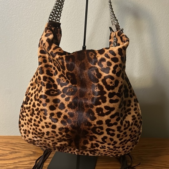 Christian louboutin pony hair leopard print bag - Picture 6 of 9